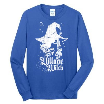 Pagan Vintage Village Witch Cool Gift Tall Long Sleeve T-Shirt