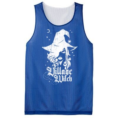 Pagan Vintage Village Witch Cool Gift Mesh Reversible Basketball Jersey Tank