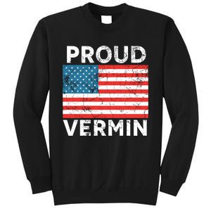 Proud Vermin Vote Blue 2024 Anti Trump Sweatshirt