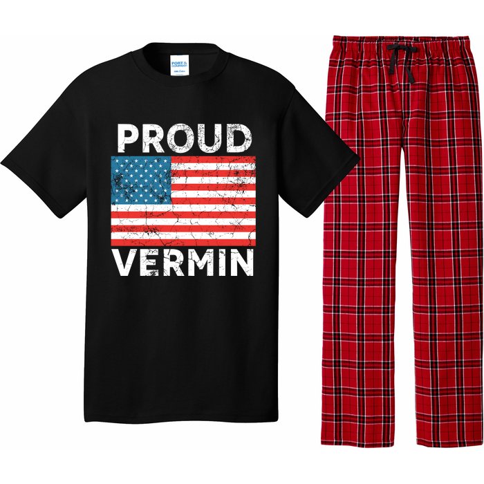 Proud Vermin Vote Blue 2024 Anti Trump Pajama Set