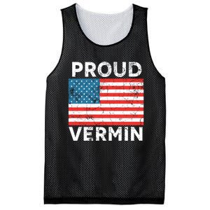 Proud Vermin Vote Blue 2024 Anti Trump Mesh Reversible Basketball Jersey Tank