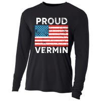 Proud Vermin Vote Blue 2024 Anti Trump Cooling Performance Long Sleeve Crew