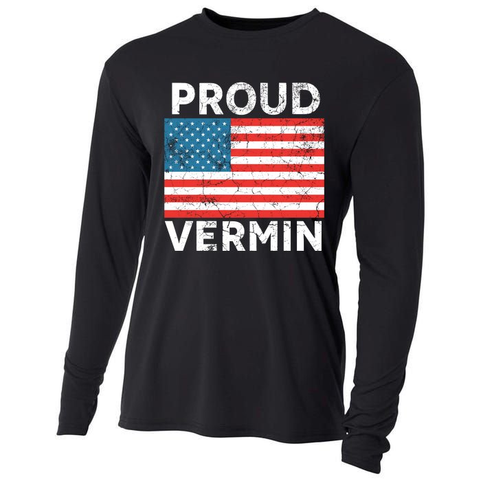 Proud Vermin Vote Blue 2024 Anti Trump Cooling Performance Long Sleeve Crew