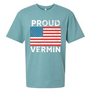 Proud Vermin Vote Blue 2024 Anti Trump Sueded Cloud Jersey T-Shirt