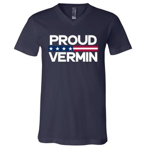 Proud Vermin Vote Blue 2024 Anti Trump V-Neck T-Shirt