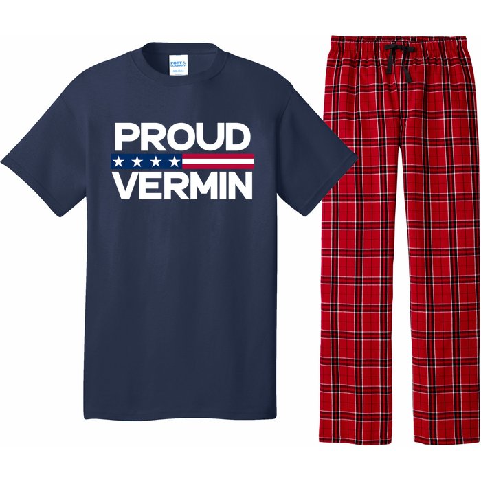 Proud Vermin Vote Blue 2024 Anti Trump Pajama Set