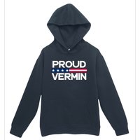 Proud Vermin Vote Blue 2024 Anti Trump Urban Pullover Hoodie