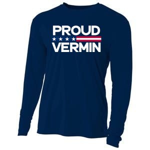 Proud Vermin Vote Blue 2024 Anti Trump Cooling Performance Long Sleeve Crew