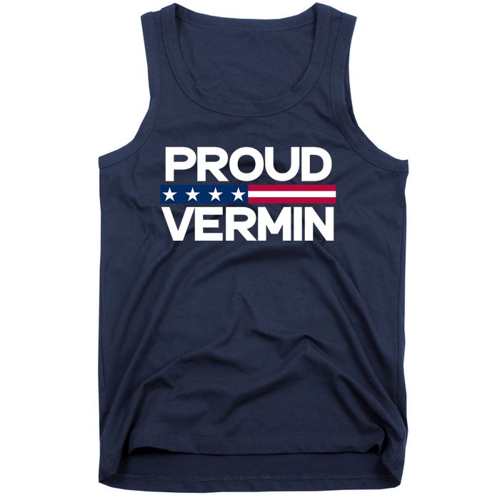 Proud Vermin Vote Blue 2024 Anti Trump Tank Top