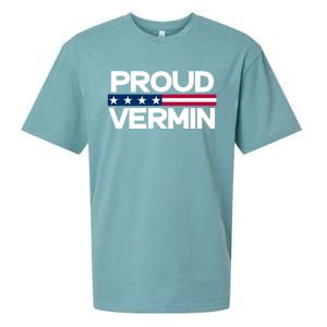 Proud Vermin Vote Blue 2024 Anti Trump Sueded Cloud Jersey T-Shirt