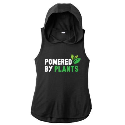 Plant Vegan Vegitarian Meal Health Diet Chef Men Womens Ladies PosiCharge Tri-Blend Wicking Draft Hoodie Tank