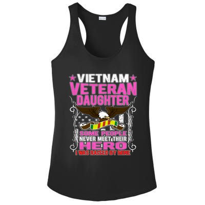 Proud Vietnam Veteran Daughter Gift Cool Gift I Was Raised By Mine Gift Ladies PosiCharge Competitor Racerback Tank