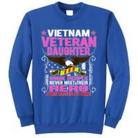 Proud Vietnam Veteran Daughter Gift Cool Gift I Was Raised By Mine Gift Sweatshirt