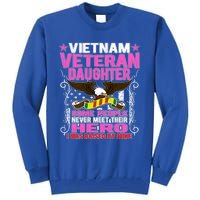 Proud Vietnam Veteran Daughter Gift Cool Gift I Was Raised By Mine Gift Tall Sweatshirt