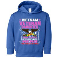 Proud Vietnam Veteran Daughter Gift Cool Gift I Was Raised By Mine Gift Toddler Hoodie