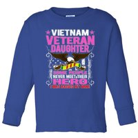 Proud Vietnam Veteran Daughter Gift Cool Gift I Was Raised By Mine Gift Toddler Long Sleeve Shirt