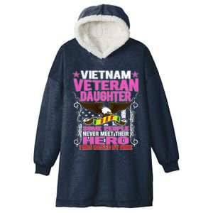 Proud Vietnam Veteran Daughter Gift Cool Gift I Was Raised By Mine Gift Hooded Wearable Blanket