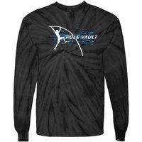 Pole Vault Vaulter Sport Track & Field Tie-Dye Long Sleeve Shirt