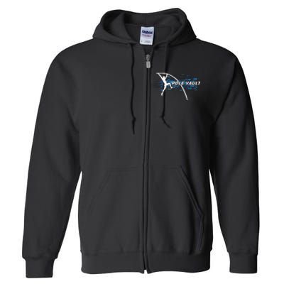 Pole Vault Vaulter Sport Track & Field Full Zip Hoodie