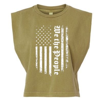 Patriotic Vintage Vibe Garment-Dyed Women's Muscle Tee