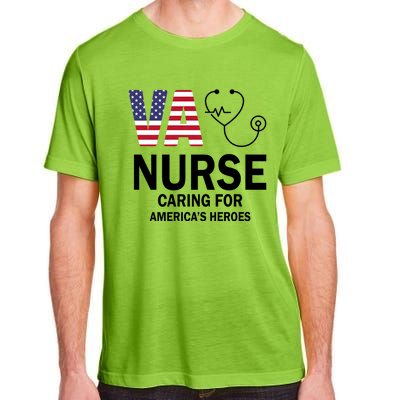 Patriotic Veterans Va Nurse Va Nurse Caring For AmericanS Heroes Adult ChromaSoft Performance T-Shirt