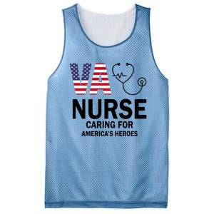 Patriotic Veterans Va Nurse Va Nurse Caring For AmericanS Heroes Mesh Reversible Basketball Jersey Tank