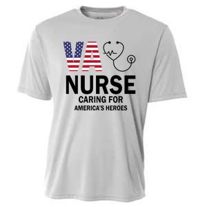 Patriotic Veterans Va Nurse Va Nurse Caring For AmericanS Heroes Cooling Performance Crew T-Shirt