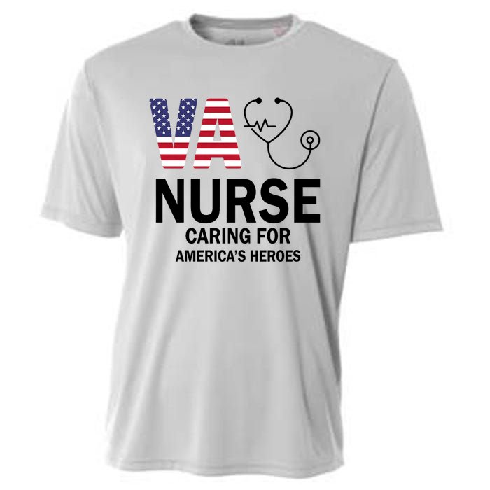 Patriotic Veterans Va Nurse Va Nurse Caring For AmericanS Heroes Cooling Performance Crew T-Shirt