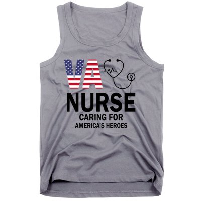 Patriotic Veterans Va Nurse Va Nurse Caring For AmericanS Heroes Tank Top