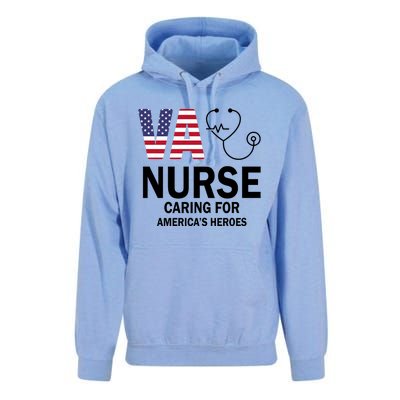 Patriotic Veterans Va Nurse Va Nurse Caring For AmericanS Heroes Unisex Surf Hoodie