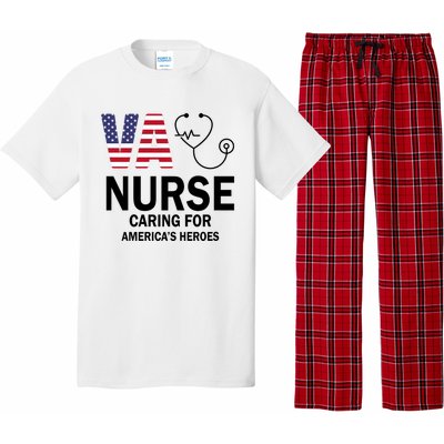 Patriotic Veterans Va Nurse Va Nurse Caring For AmericanS Heroes Pajama Set