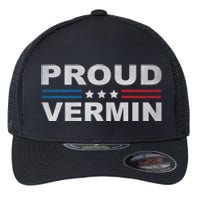 Proud Vermin Vintage Us Flag Flexfit Unipanel Trucker Cap