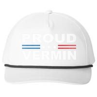 Proud Vermin Vintage Us Flag Snapback Five-Panel Rope Hat