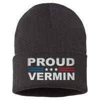 Proud Vermin Vintage Us Flag Sustainable Knit Beanie