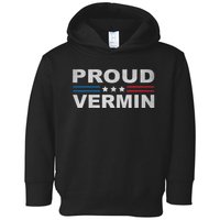 Proud Vermin Vintage Us Flag Toddler Hoodie