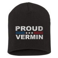 Proud Vermin Vintage Us Flag Short Acrylic Beanie