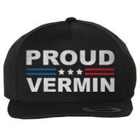 Proud Vermin Vintage Us Flag Wool Snapback Cap