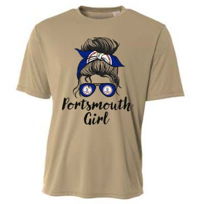 Portsmouth Virginia Women Girl Cooling Performance Crew T-Shirt