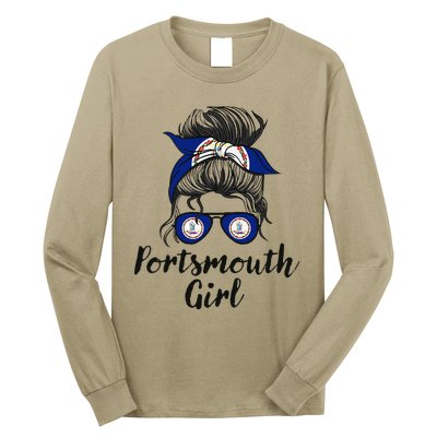 Portsmouth Virginia Women Girl Long Sleeve Shirt