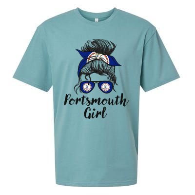 Portsmouth Virginia Women Girl Sueded Cloud Jersey T-Shirt