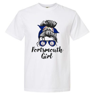 Portsmouth Virginia Women Girl Garment-Dyed Heavyweight T-Shirt