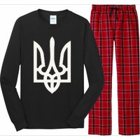 President Volodymyr Zelensky Ukrainian Trident Zelenskyy Long Sleeve Pajama Set