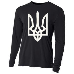 President Volodymyr Zelensky Ukrainian Trident Zelenskyy Cooling Performance Long Sleeve Crew