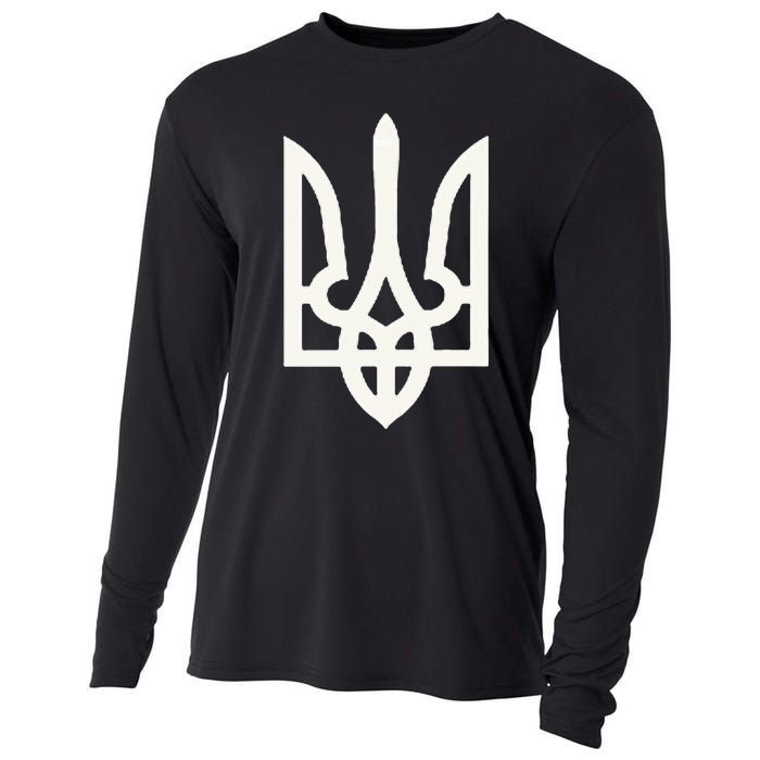 President Volodymyr Zelensky Ukrainian Trident Zelenskyy Cooling Performance Long Sleeve Crew