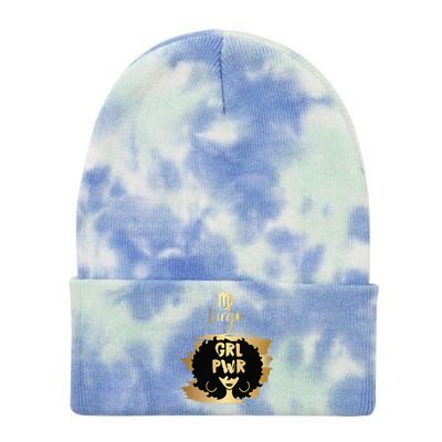 Power Virgo Zodiac Gift Tie Dye 12in Knit Beanie