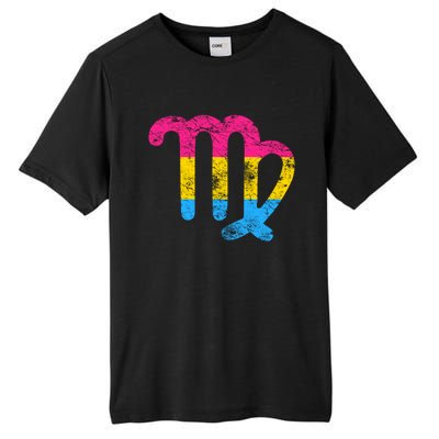 Pansexual Virgo Zodiac Sign Vintage Pansexual Pride Flag Meaningful Gift Tall Fusion ChromaSoft Performance T-Shirt