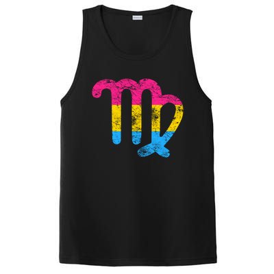 Pansexual Virgo Zodiac Sign Vintage Pansexual Pride Flag Meaningful Gift PosiCharge Competitor Tank