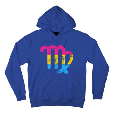 Pansexual Virgo Zodiac Sign Vintage Pansexual Pride Flag Meaningful Gift Hoodie