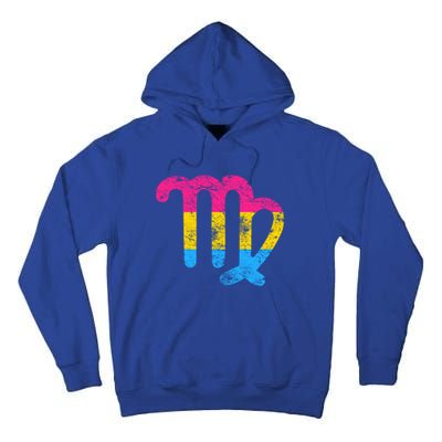 Pansexual Virgo Zodiac Sign Vintage Pansexual Pride Flag Meaningful Gift Tall Hoodie