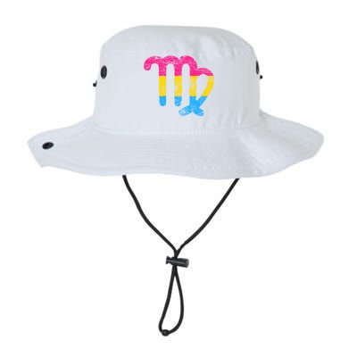 Pansexual Virgo Zodiac Sign Vintage Pansexual Pride Flag Meaningful Gift Legacy Cool Fit Booney Bucket Hat